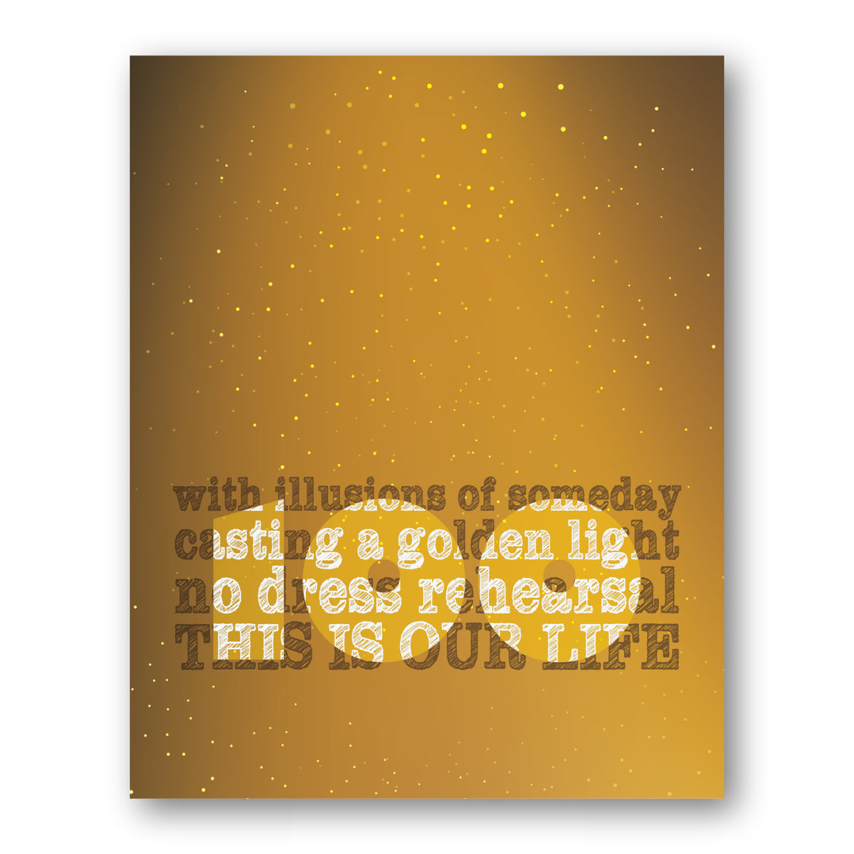 Ahead by a Century by Tragically Hip Song - Lyric Inspired Art Print