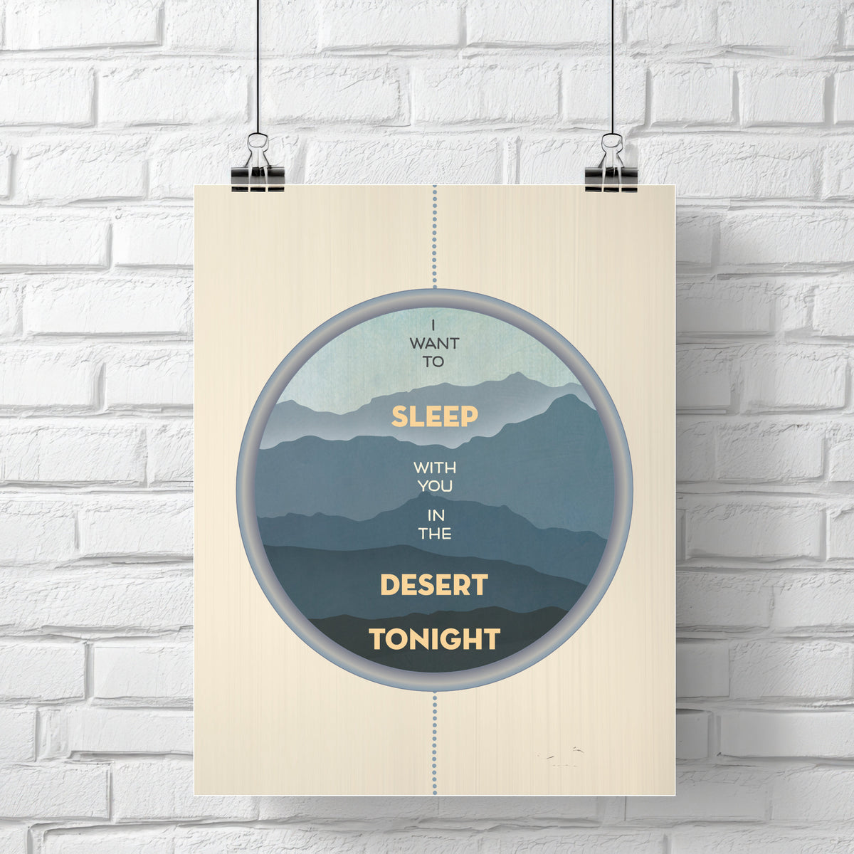 Peaceful Easy Feeling by the Eagles - Music Lyric Poster Art