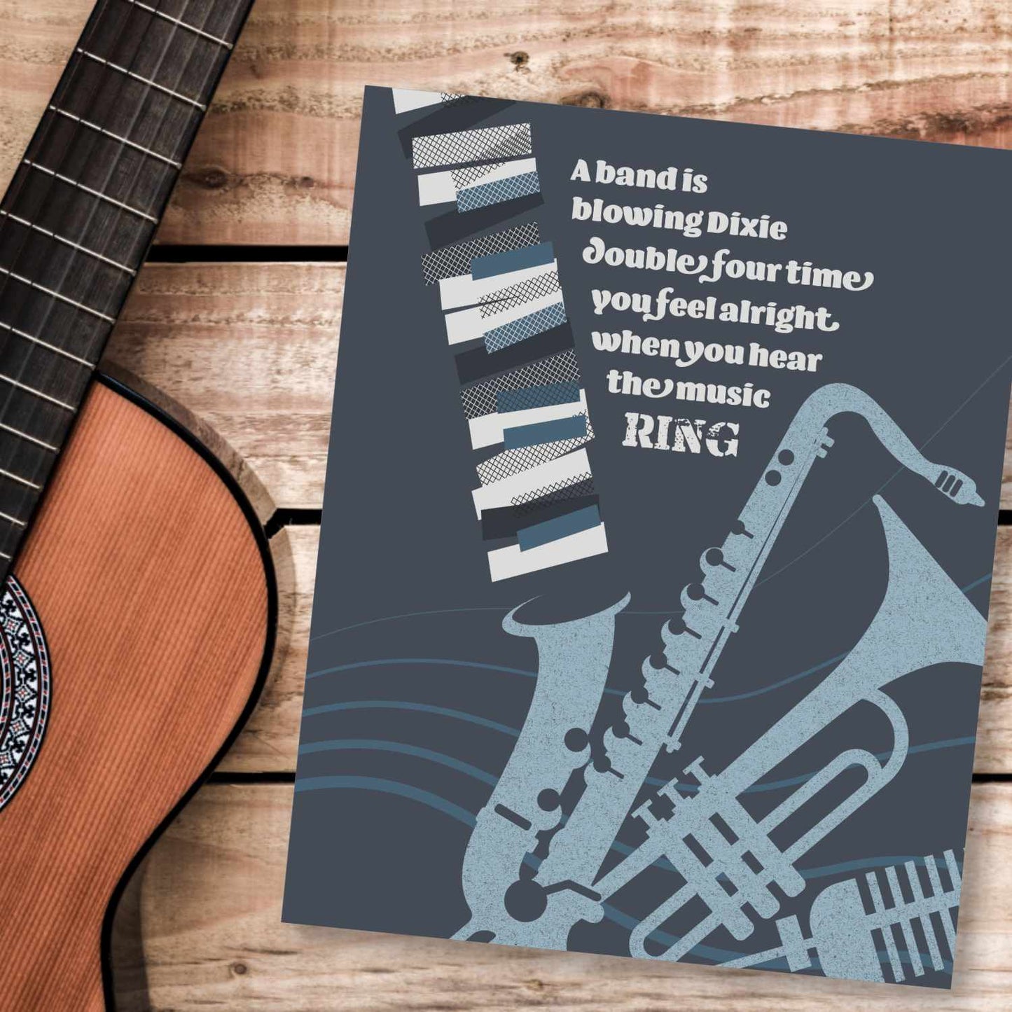 Sultans of Swing by Dire Straits - 70s Song Lyrics Art Print Song Lyrics Art Song Lyrics Art 8x10 Unframed Print