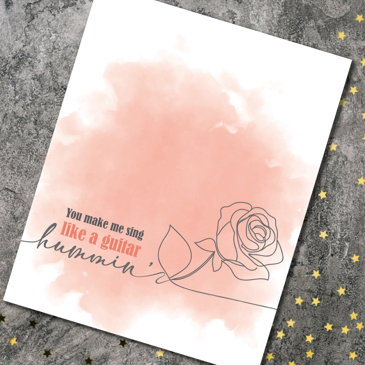 Cracklin' Rosie by Neil Diamond - Wall Decor Inspired Lyric Print Artwork