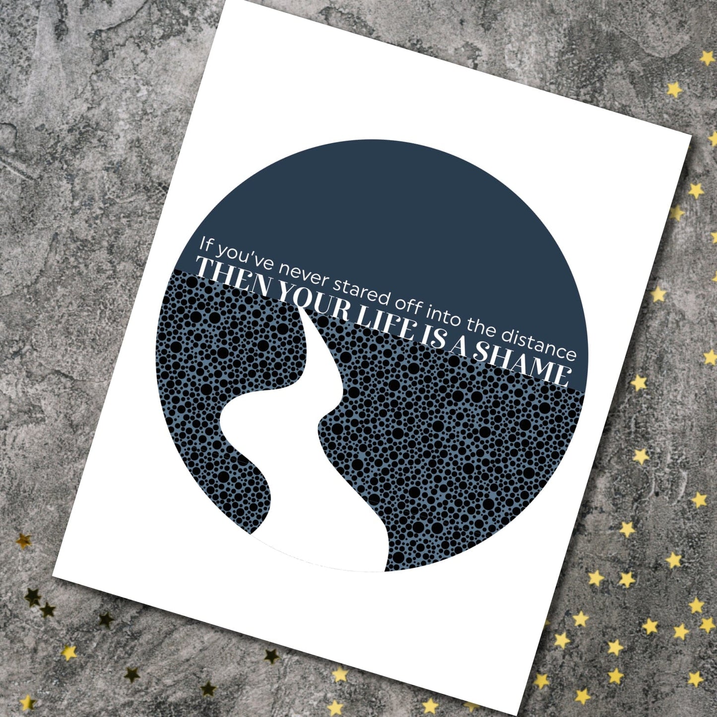 Mrs. Potters Lullaby by Counting Crows - Modern Song Lyric Song Lyrics Art Song Lyrics Art 8x10 Print Only