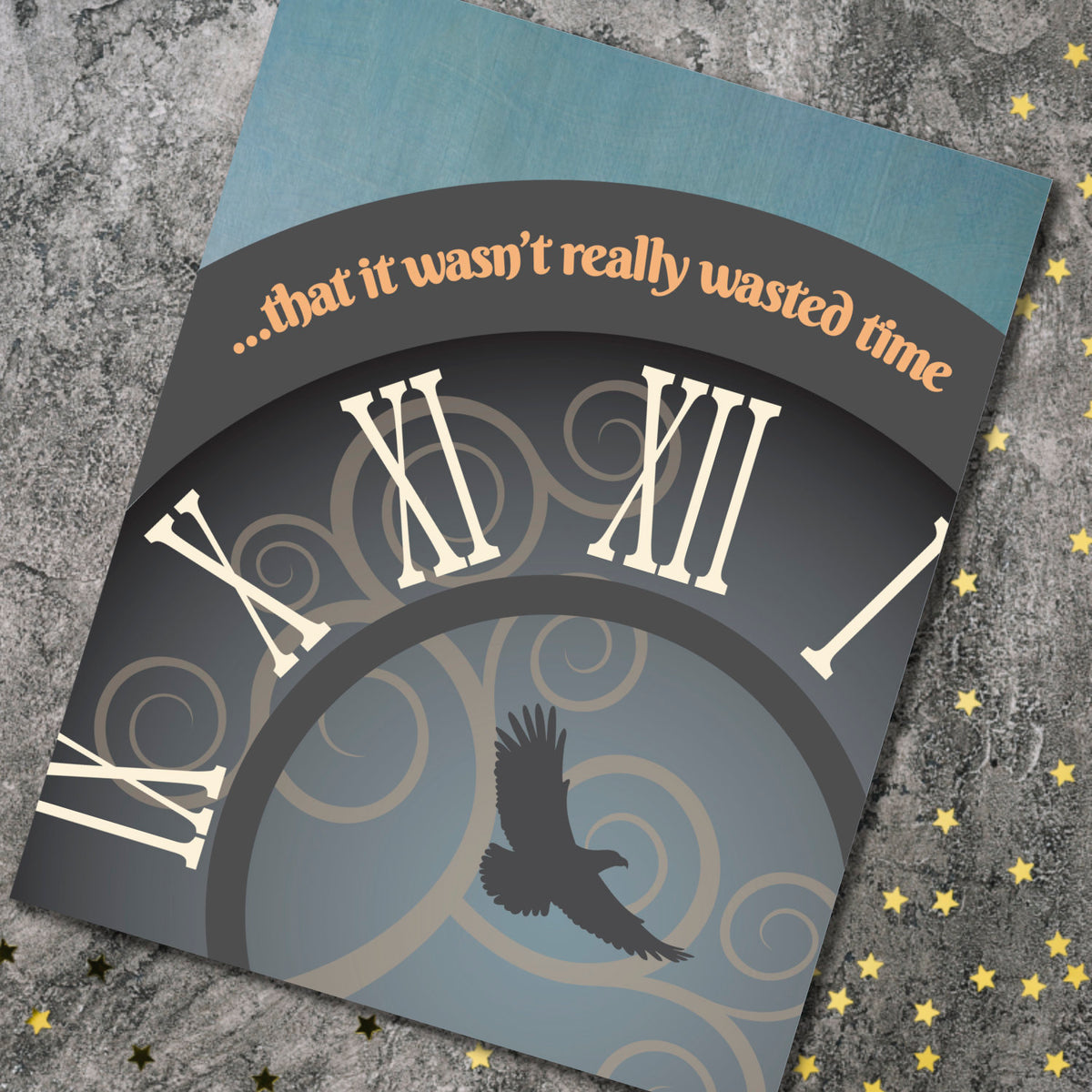 Wasted Time by the Eagles - Song Lyric Modern Art Print