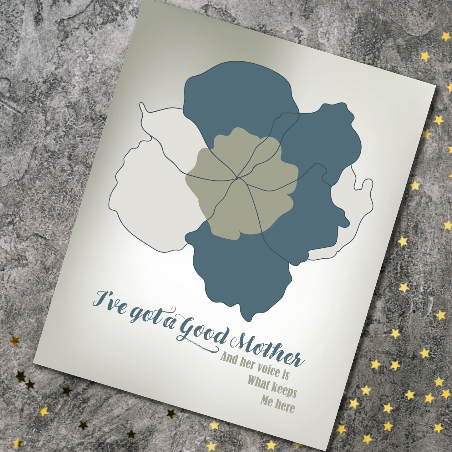 Good Mother by Jann Arden - Wall Art Illustration Inspired Song Lyric Print Retro Music Art