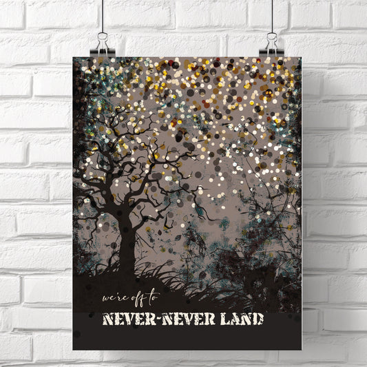 Enter Sandman by Metallica - Song Lyric Wall Visual Art Print