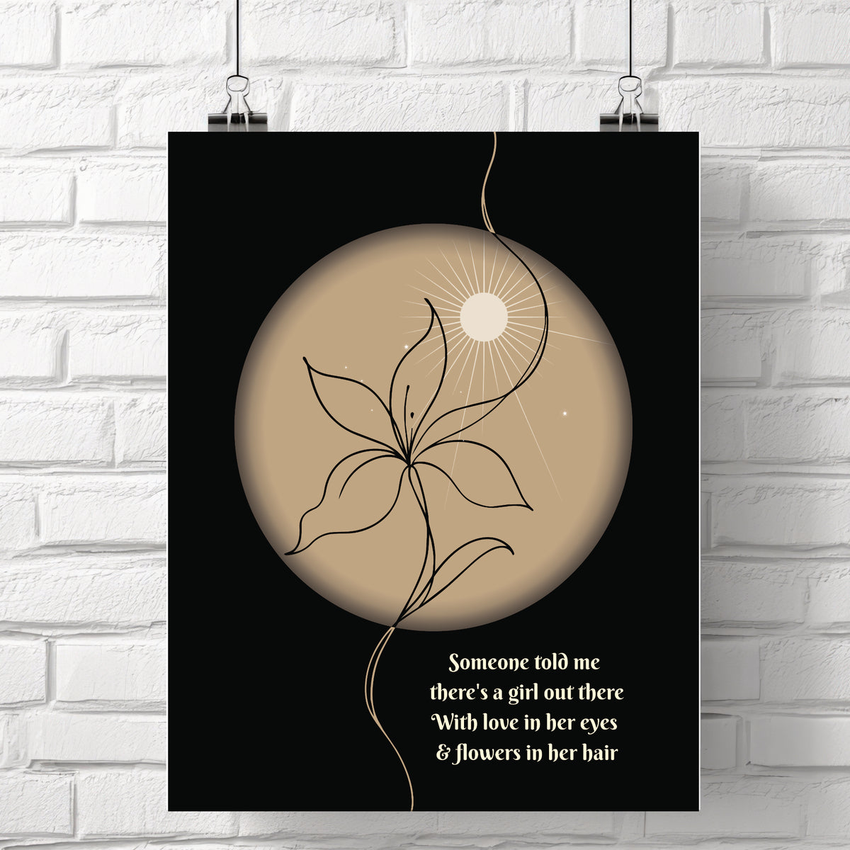 Song Lyrics Music Art Print - Going to California by Led Zeppelin