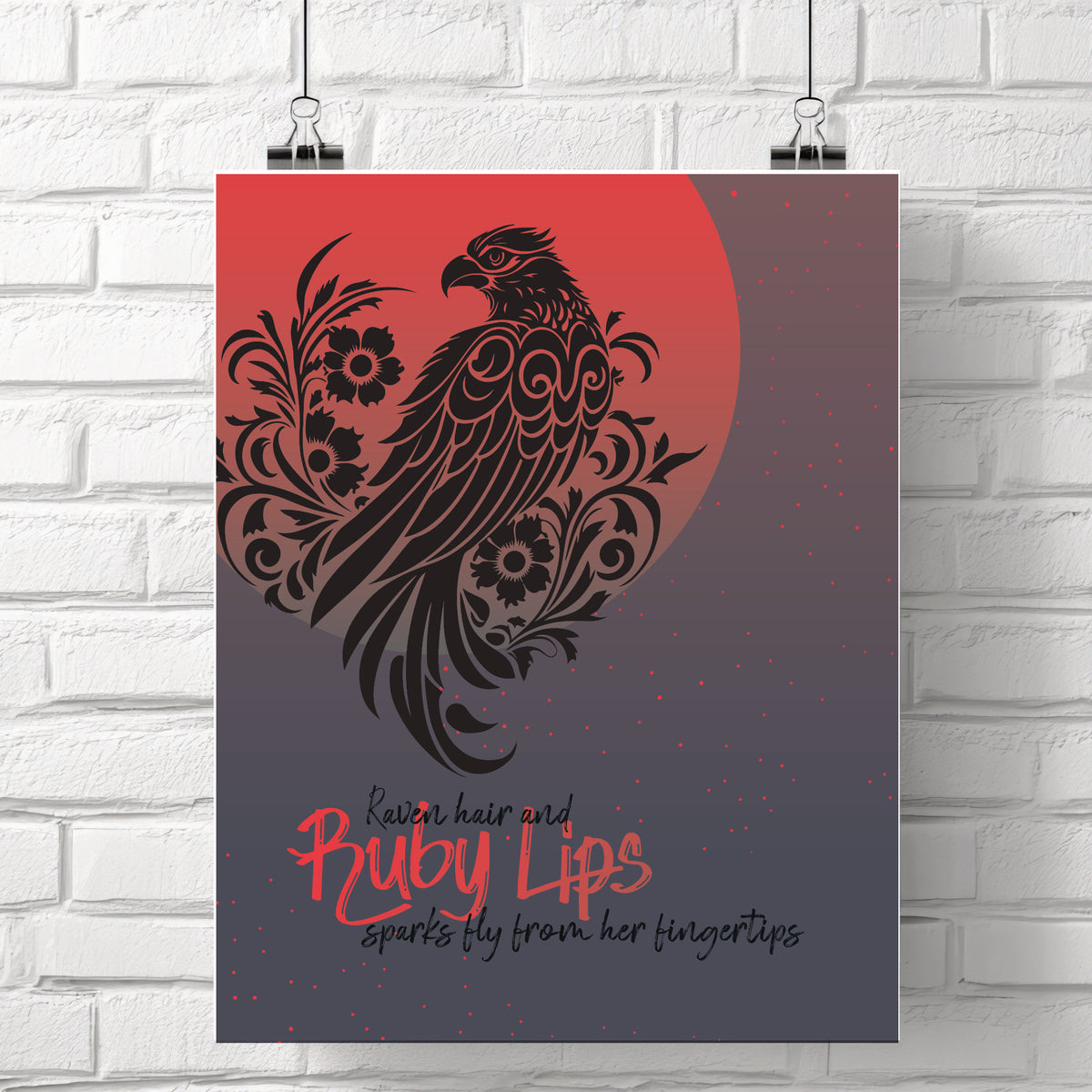 Witchy Woman by the Eagles - Rock Music Song Lyric Art Print