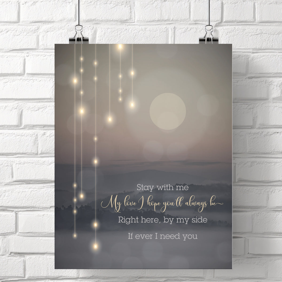 Follow You, Follow Me by Genesis - Graphic Illustration of Rock Music Lyric Art