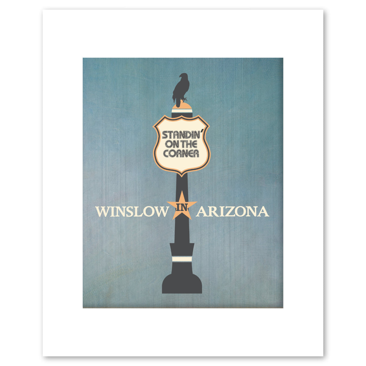 Take it Easy by The Eagles - Song Lyric Art Wall Print