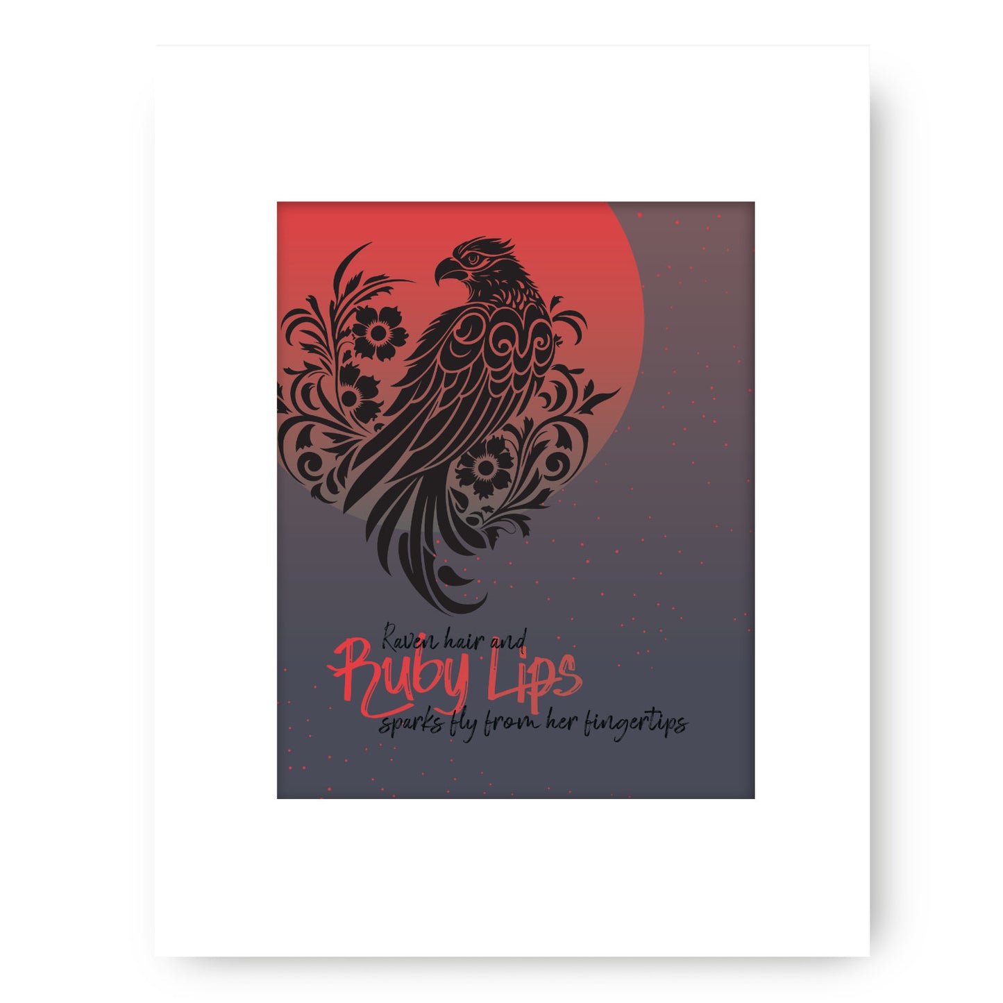 Witchy Woman by the Eagles - Rock Music Song Lyric Art Print