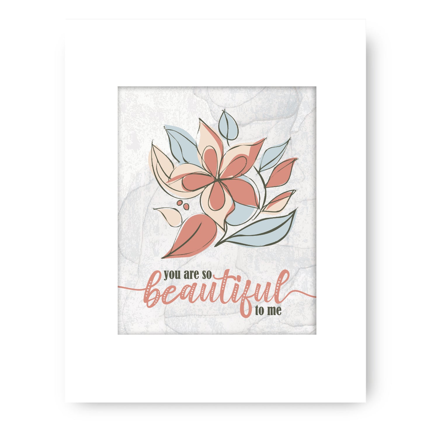 You are so Beautiful by Joe Cocker - Song Lyric Art Illustration