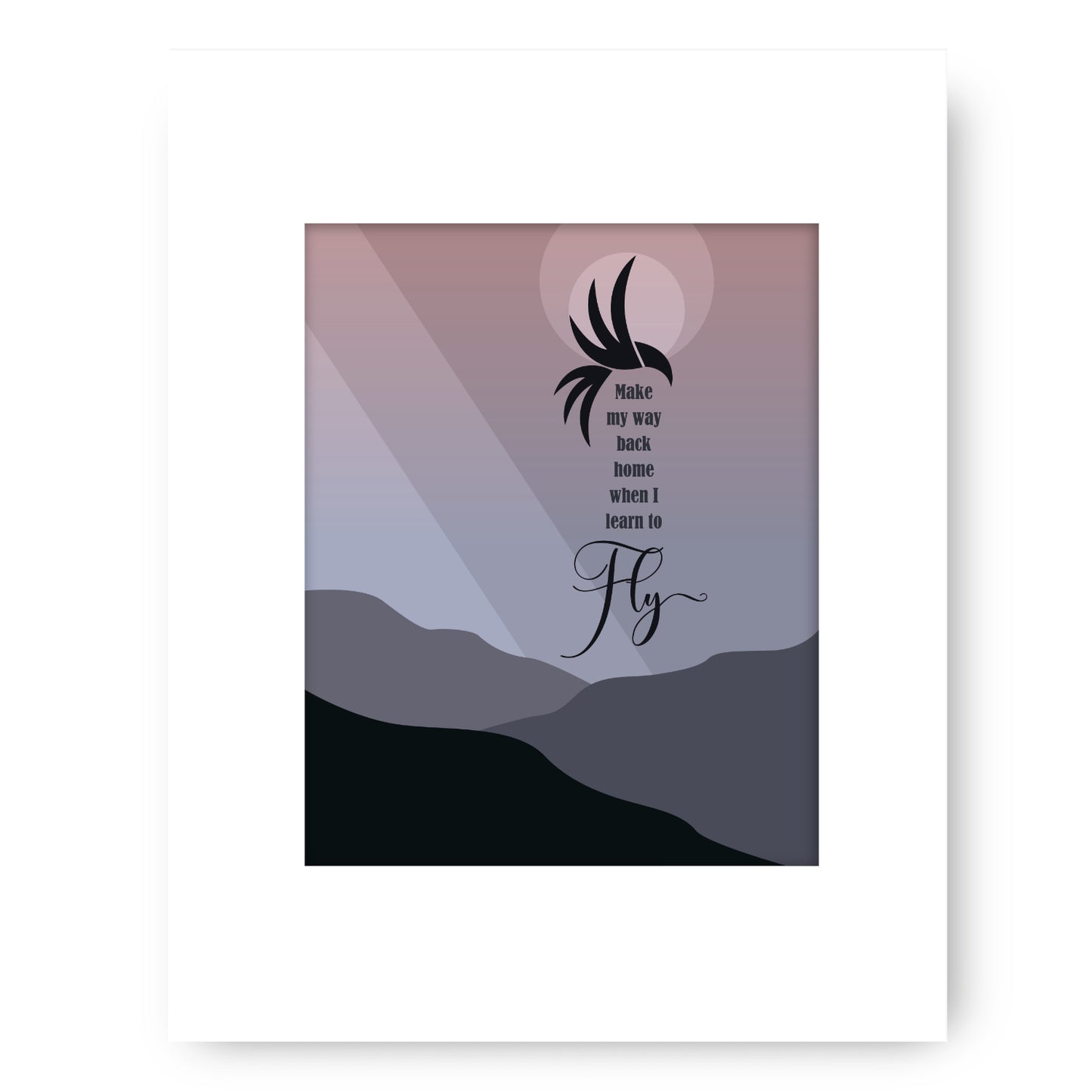 Learn to Fly by the Foo Fighters - Song Lyric Wall Art Prints Home Decor Custom Design
