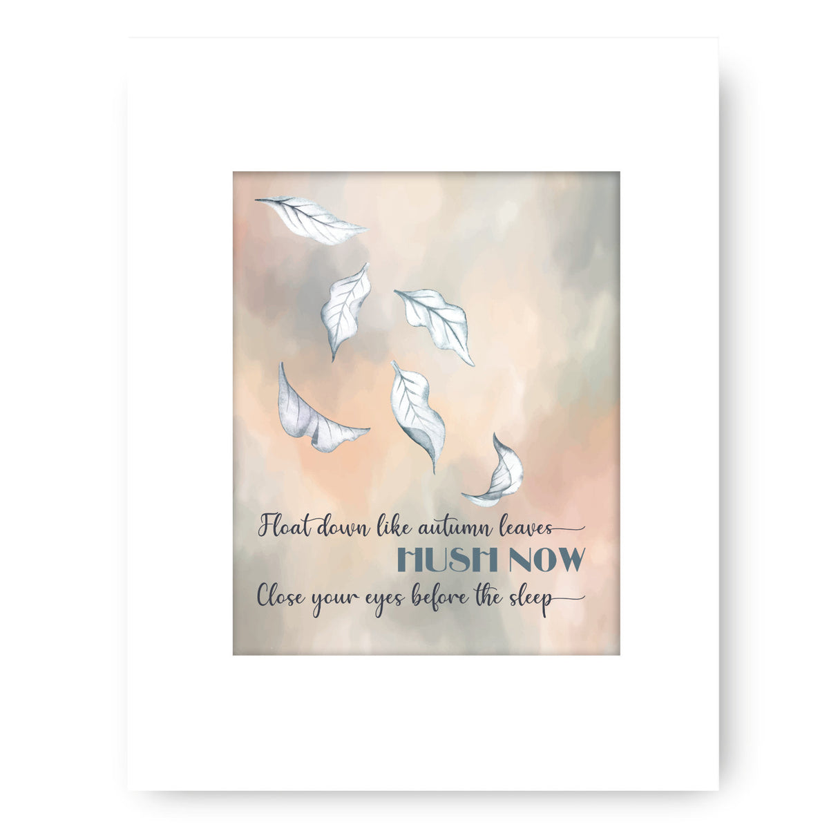 Autumn Leaves by Ed Sheeran - Wall Art Print Decor Commemorative Song Lyrics Art