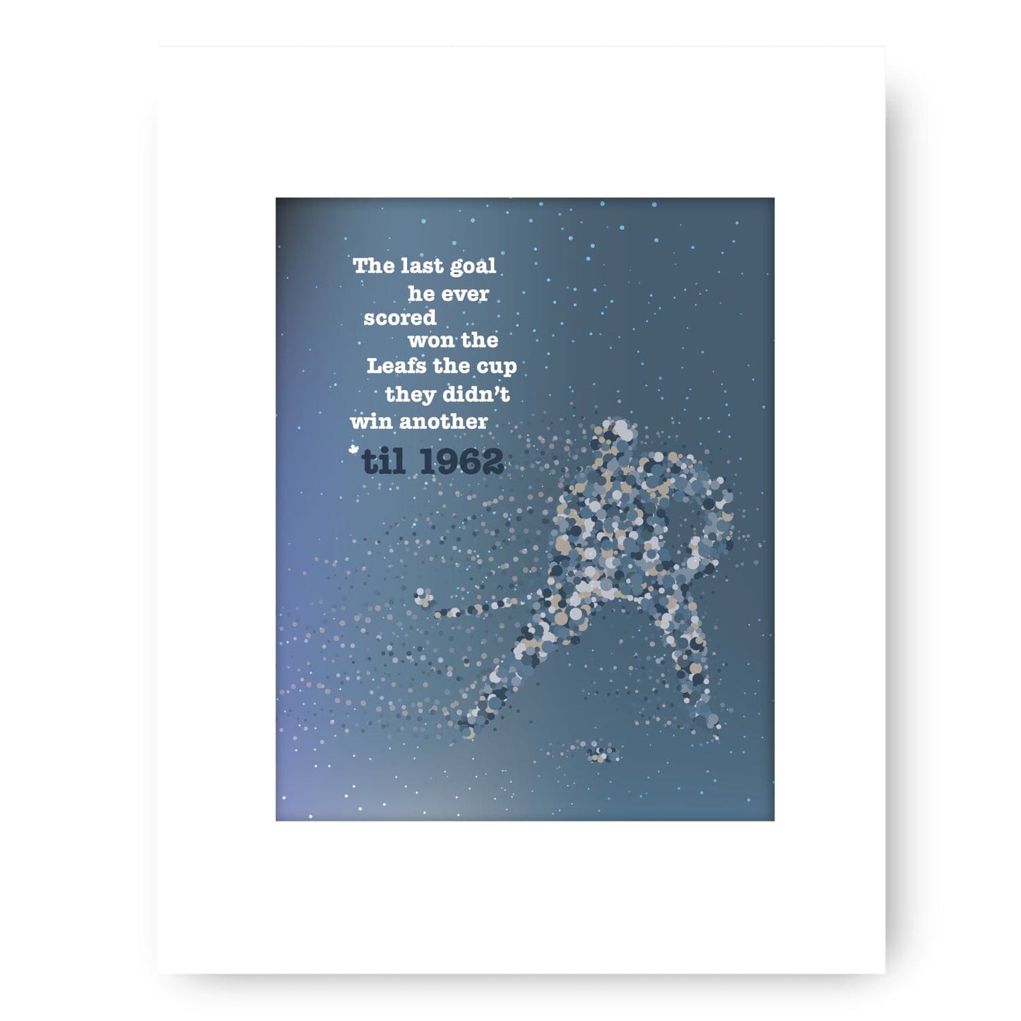 50 Mission Cap by the Tragically Hip - Song Lyric Art Print Song Lyrics Art Song Lyrics Art 8x10 White Matted Unframed Print