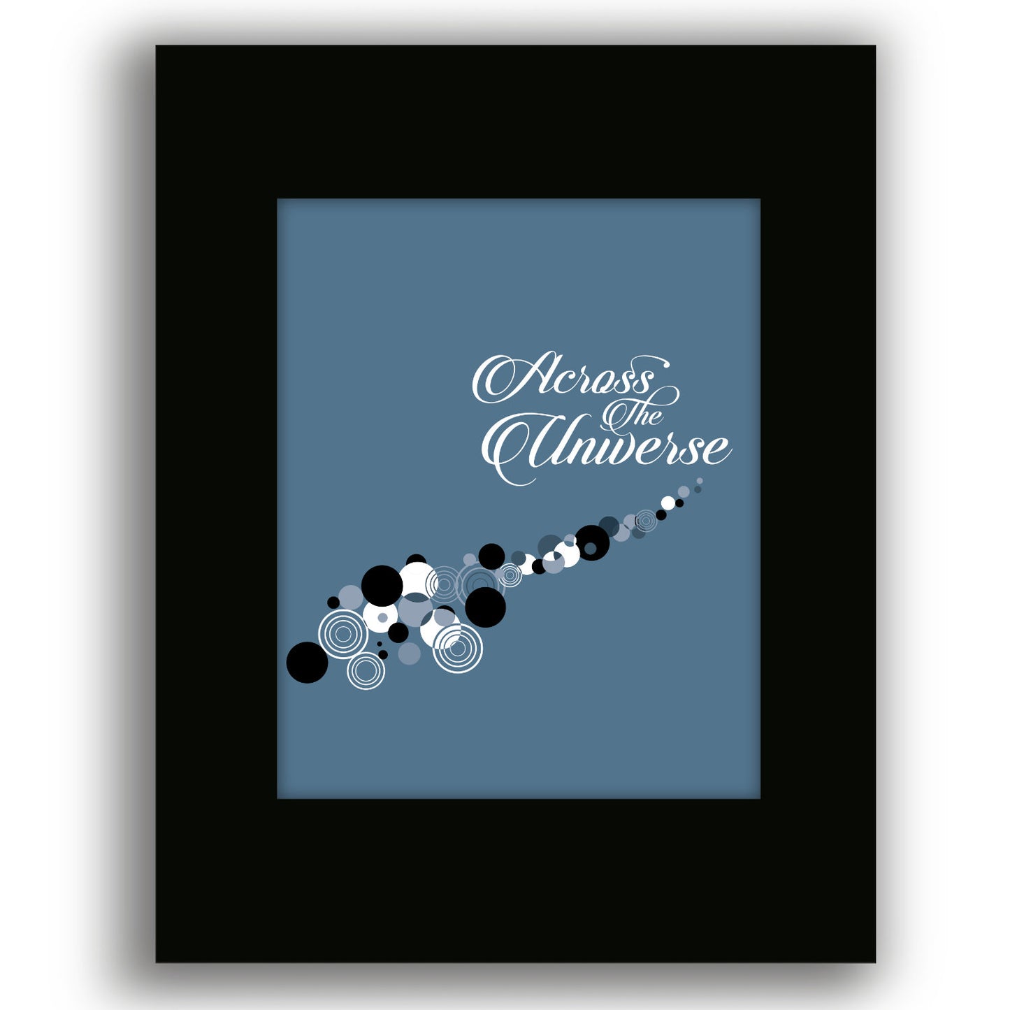Across the Universe by the Beatles - Song Lyric Art Print