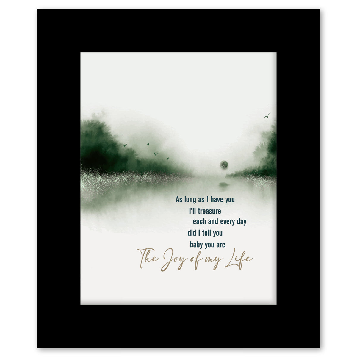 Joy of my Life by Chris Stapleton - Song Lyric Art Country Rock Wall Decor