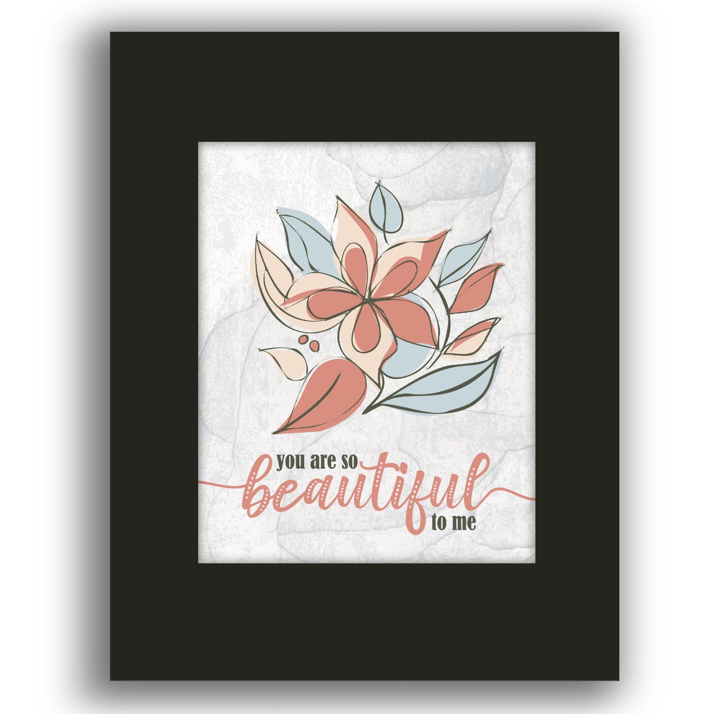 You are so Beautiful by Joe Cocker - Song Lyric Art Illustration