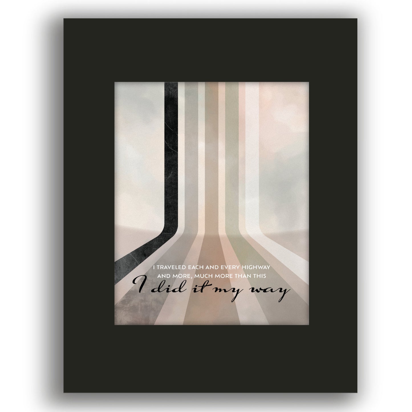 My Way by Frank Sinatra - Vintage Oldies Song Music Wall Art