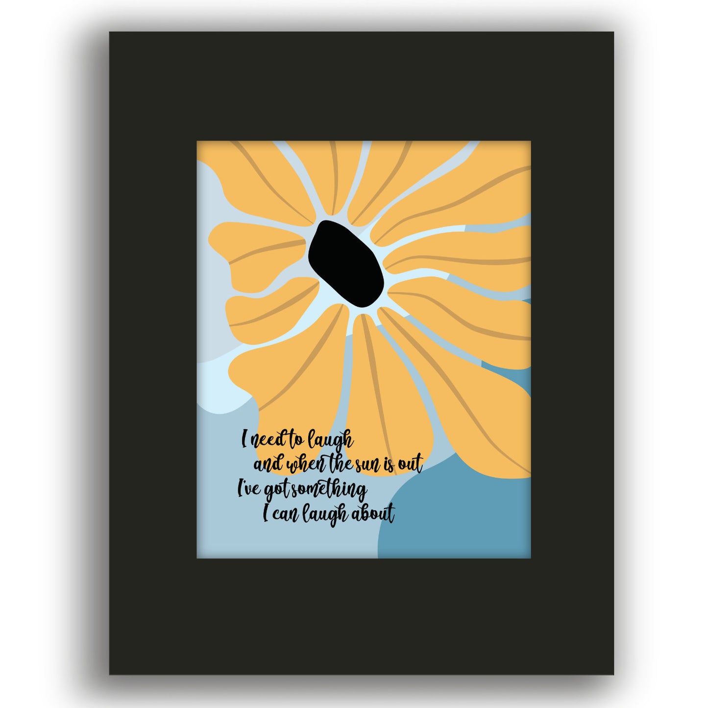 Good Day Sunshine the Beatles - Fun Whimsical Song Lyric Art Decor