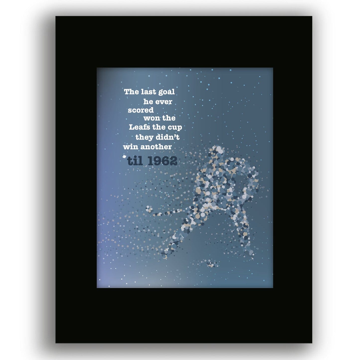 50 Mission Cap by the Tragically Hip - Song Lyric Art Print Song Lyrics Art Song Lyrics Art 8x10 Black Matted Unframed Print
