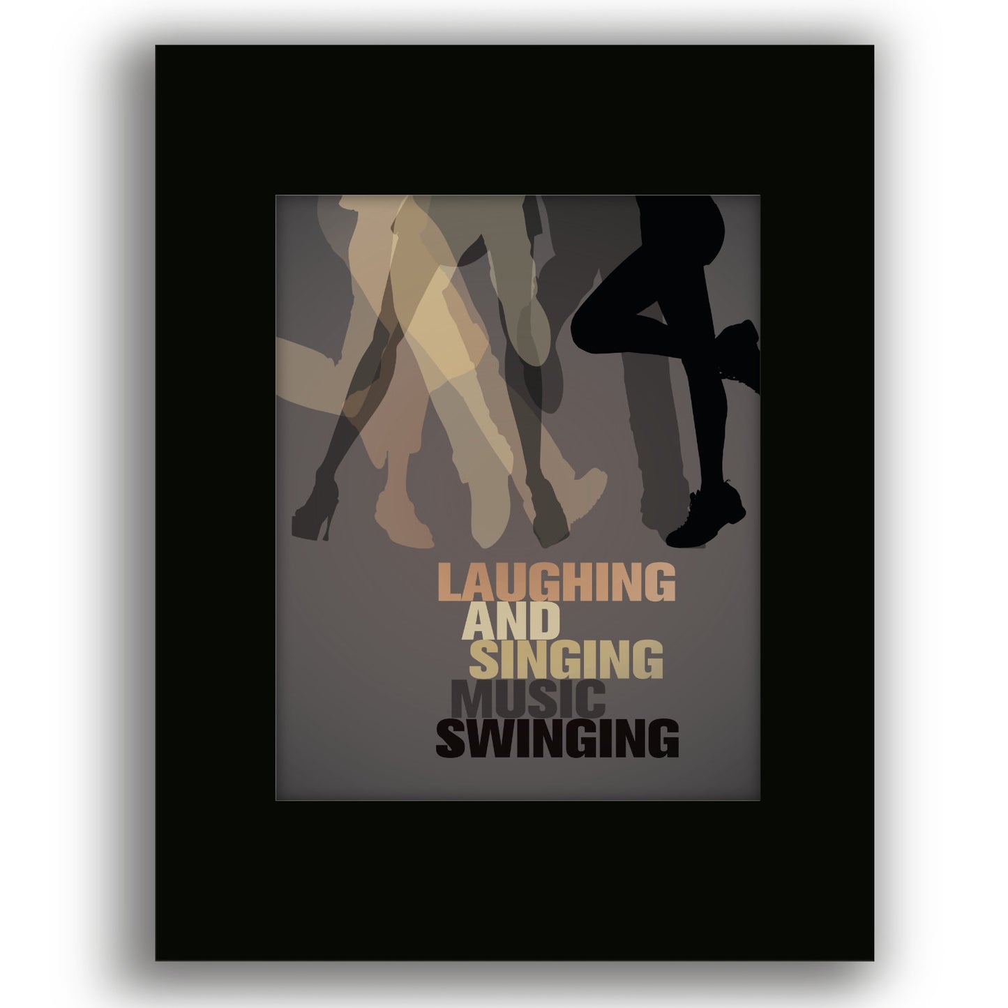 Dancin' in the Street by David Bowie - Lyric Inspired Print
