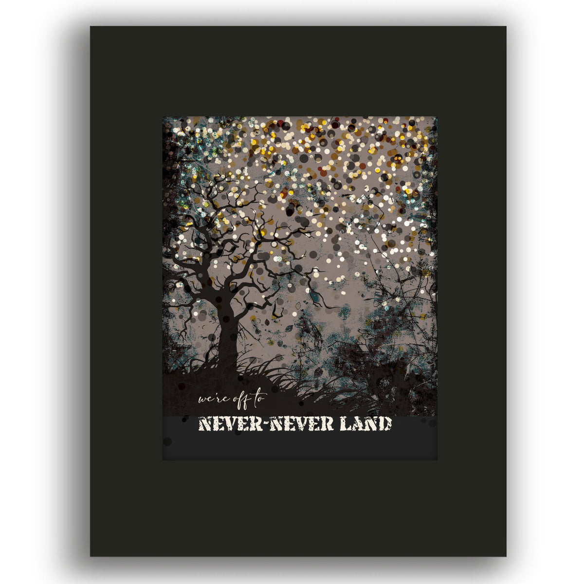 Enter Sandman by Metallica - Song Lyric Wall Visual Art Print