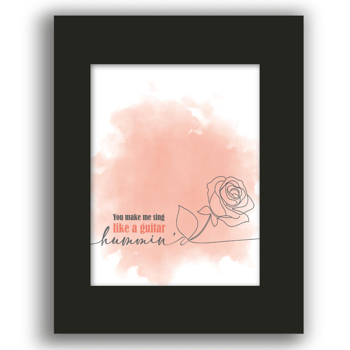 Cracklin' Rosie by Neil Diamond - Wall Decor Inspired Lyric Print Artwork
