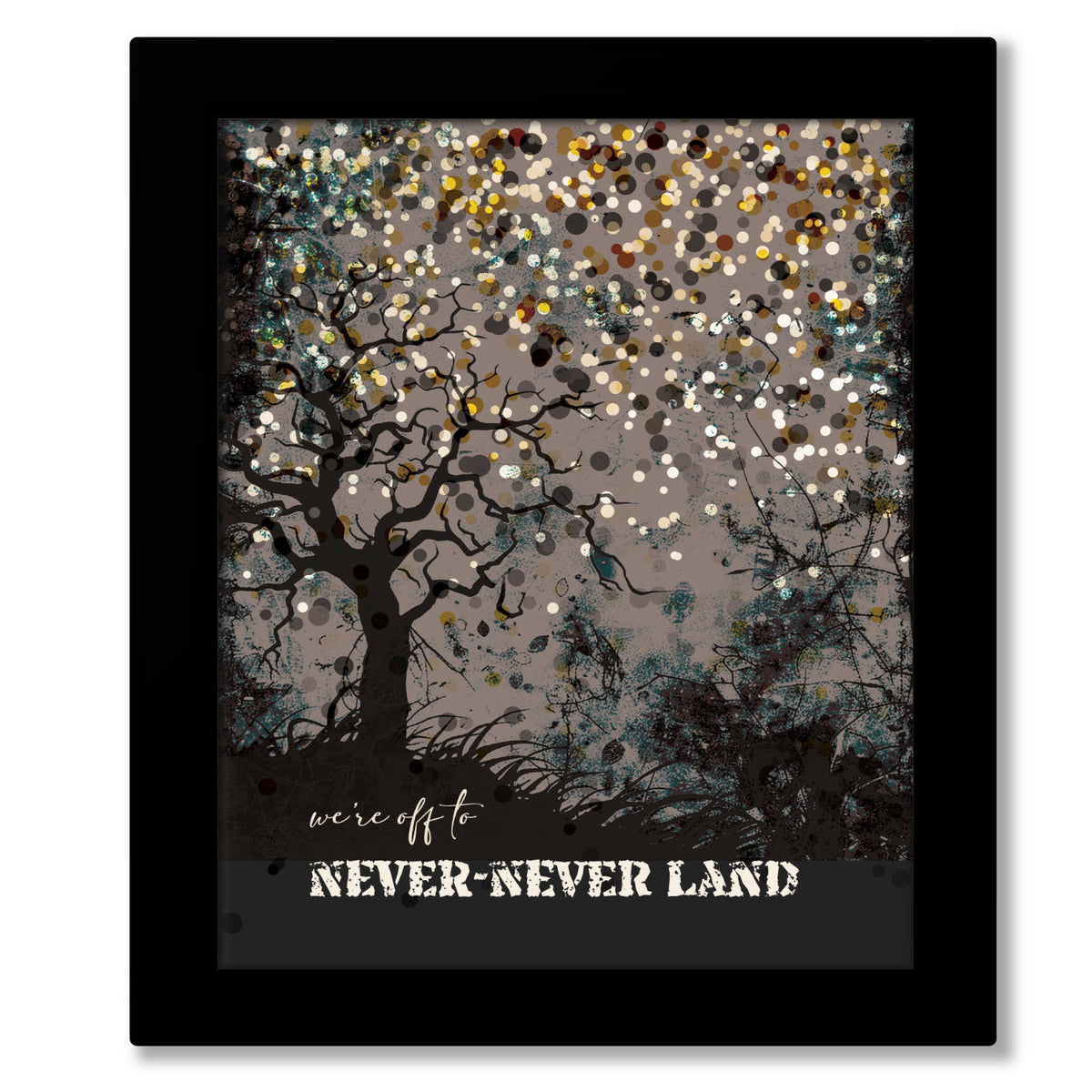Enter Sandman by Metallica - Song Lyric Wall Visual Art Print