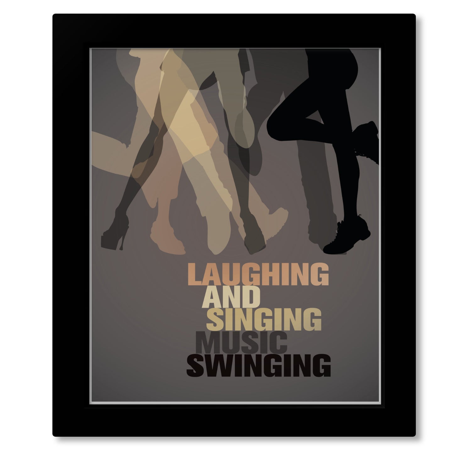 Dancin' in the Street by David Bowie - Lyric Inspired Print