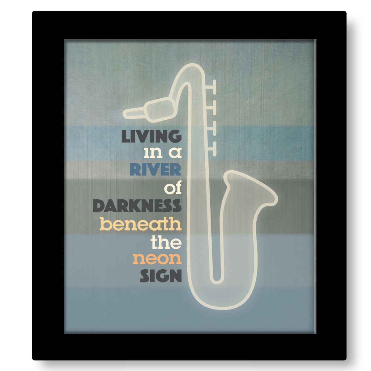 You Belong to the City by Glenn Frey - Song Lyric Music Art