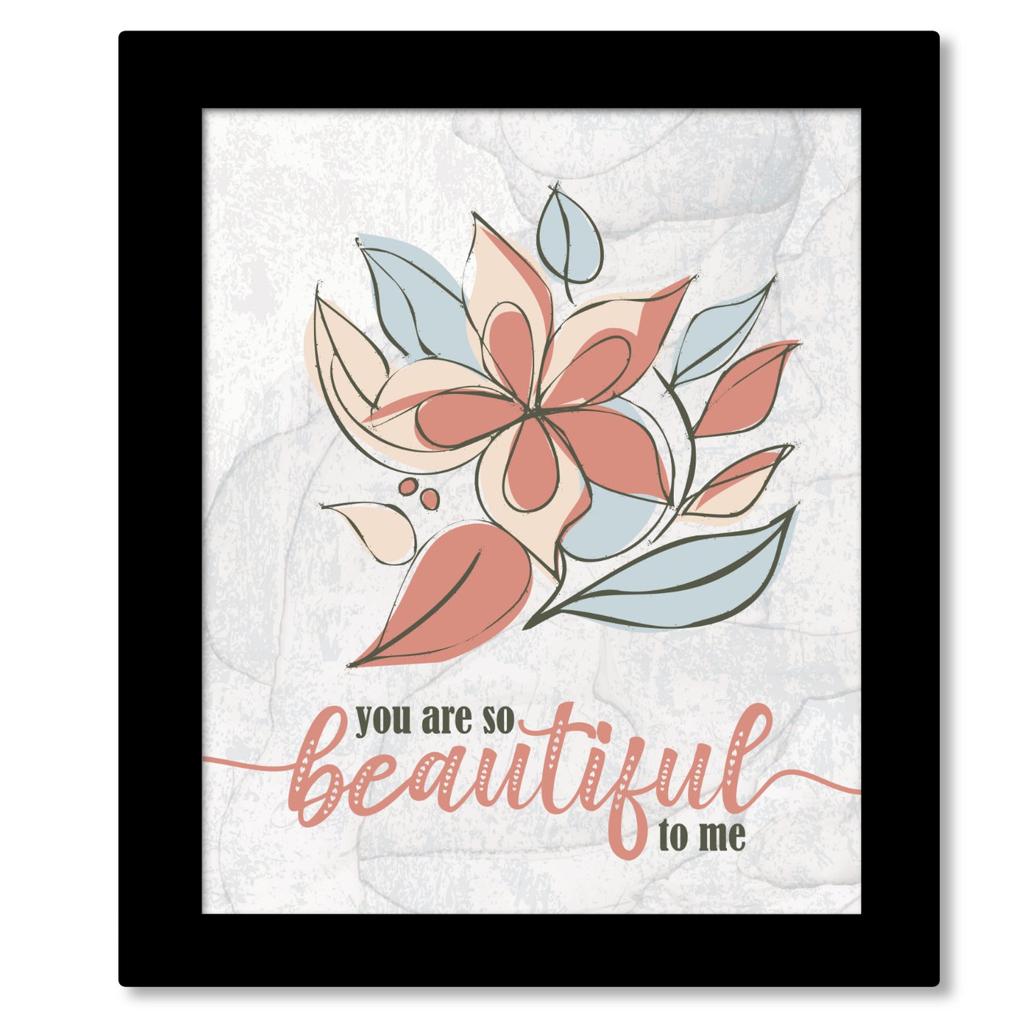 You are so Beautiful by Joe Cocker - Song Lyric Art Illustration