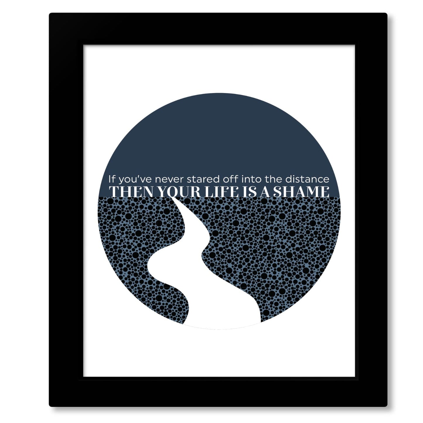 Mrs. Potters Lullaby by Counting Crows - Modern Song Lyric Song Lyrics Art Song Lyrics Art 16x20 Framed Print without Mat
