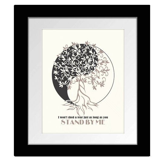 Stand By Me by Ben E. King - 60s  R&B Soul Music Art Print