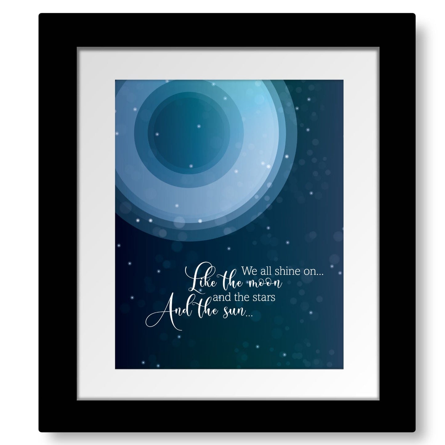 Instant Karma by John Lennon - Song Lyrics Art Music Print Song Lyrics Art Song Lyrics Art 8x10 Matted and Framed Print