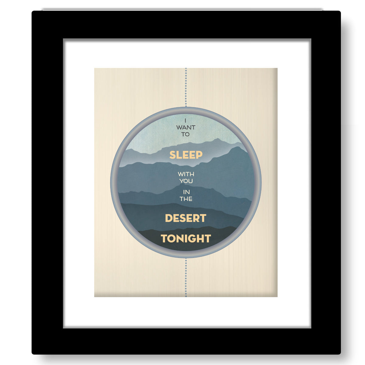 Peaceful Easy Feeling by the Eagles - Music Lyric Poster Art