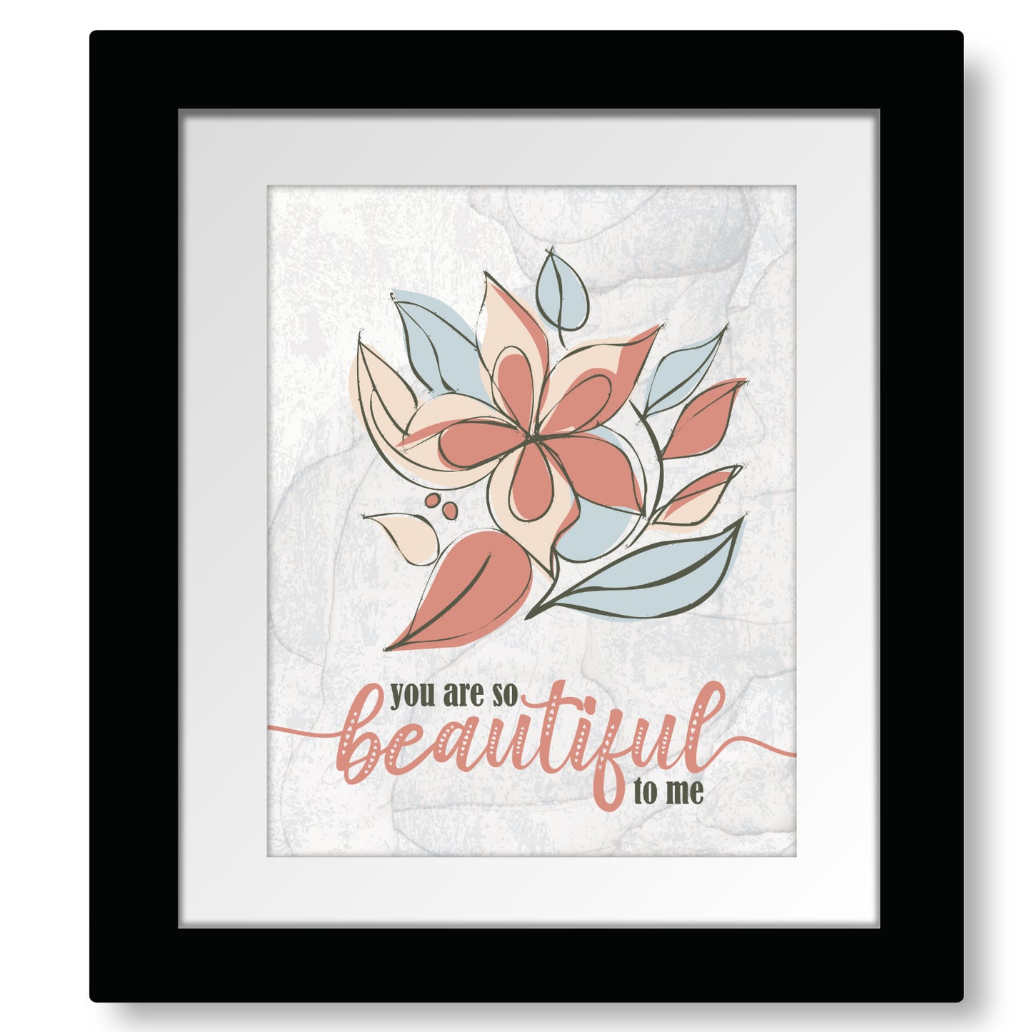 You are so Beautiful by Joe Cocker - Song Lyric Art Illustration
