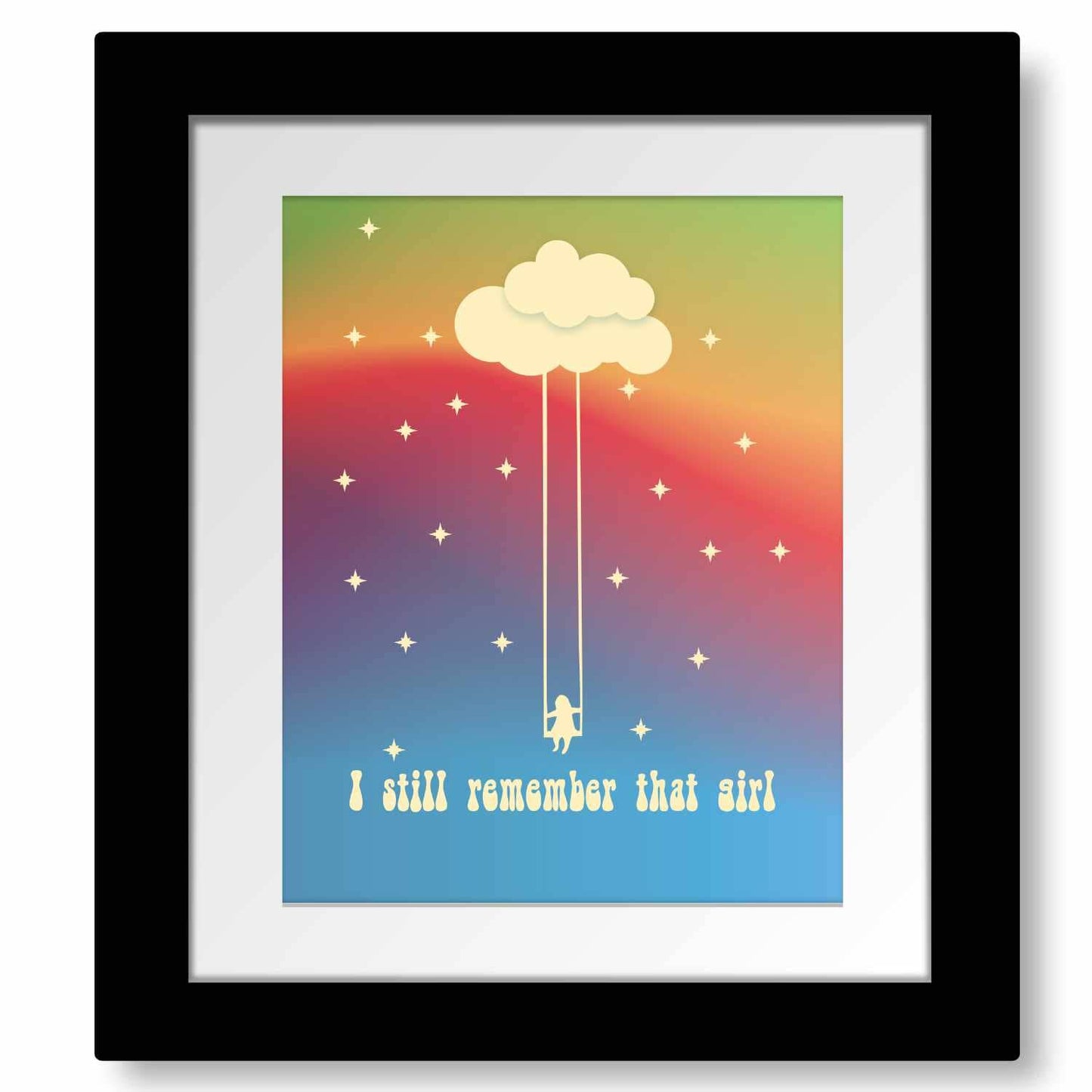 She Used to Be Mine by Sara Bareilles - Song Lyric Art Print Song Lyrics Art Song Lyrics Art 8x10 Matted / Framed Print