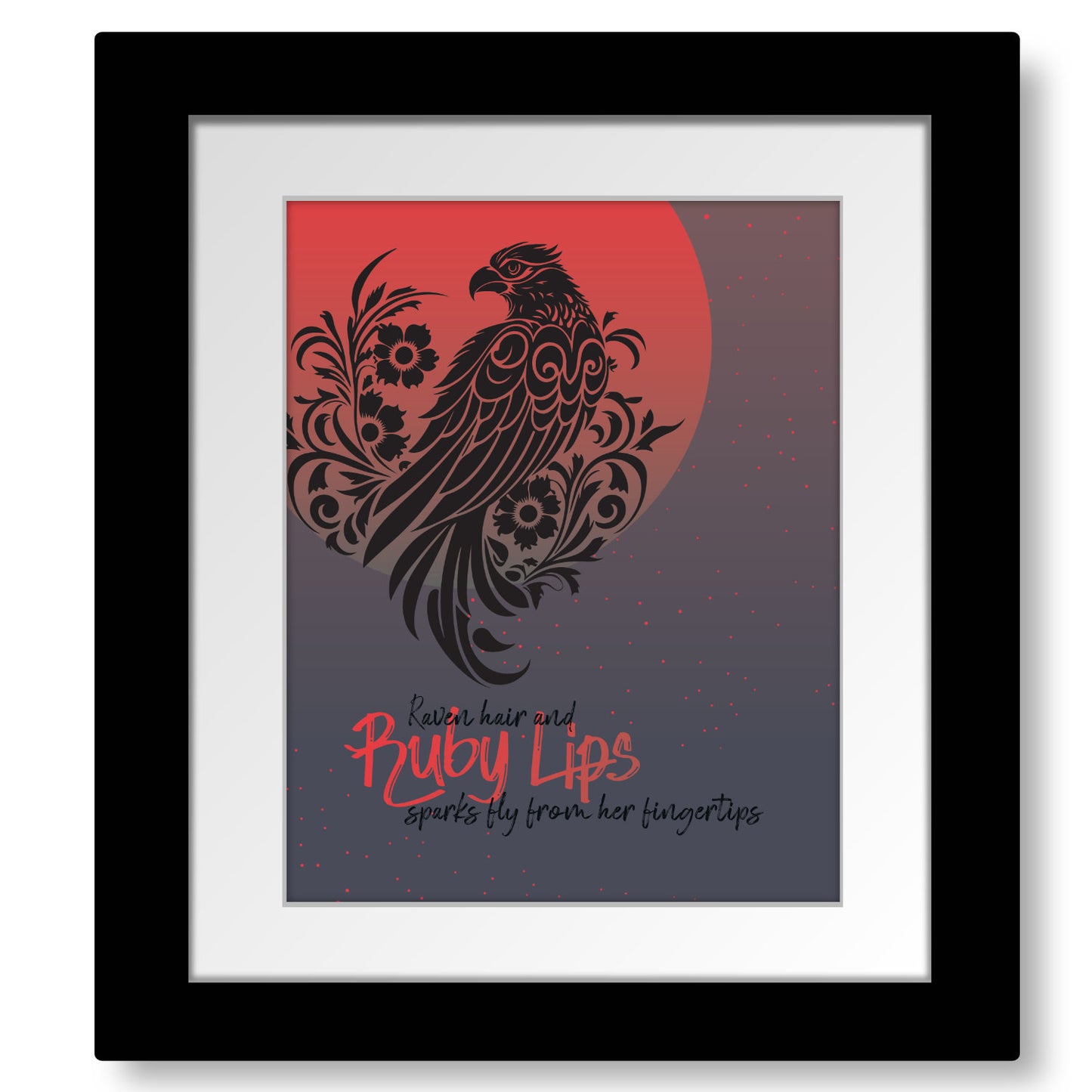 Witchy Woman by the Eagles - Rock Music Song Lyric Art Print