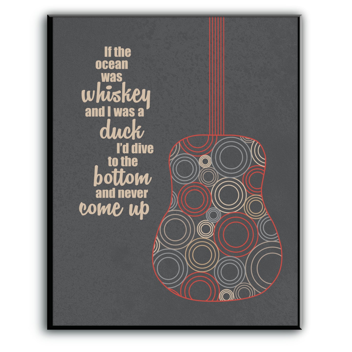 No 41 Number by Dave Matthews Band - Lyric Inspired Art