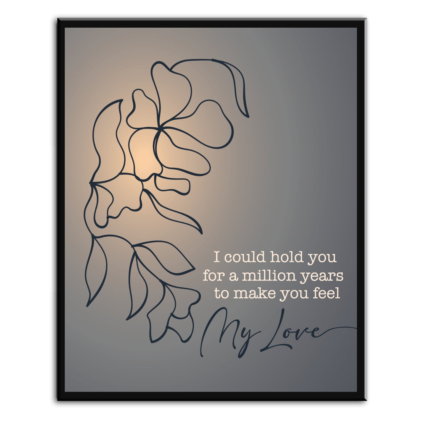 Make You Feel My Love by Bob Dylan - Lyric Inspired Wall Art Print