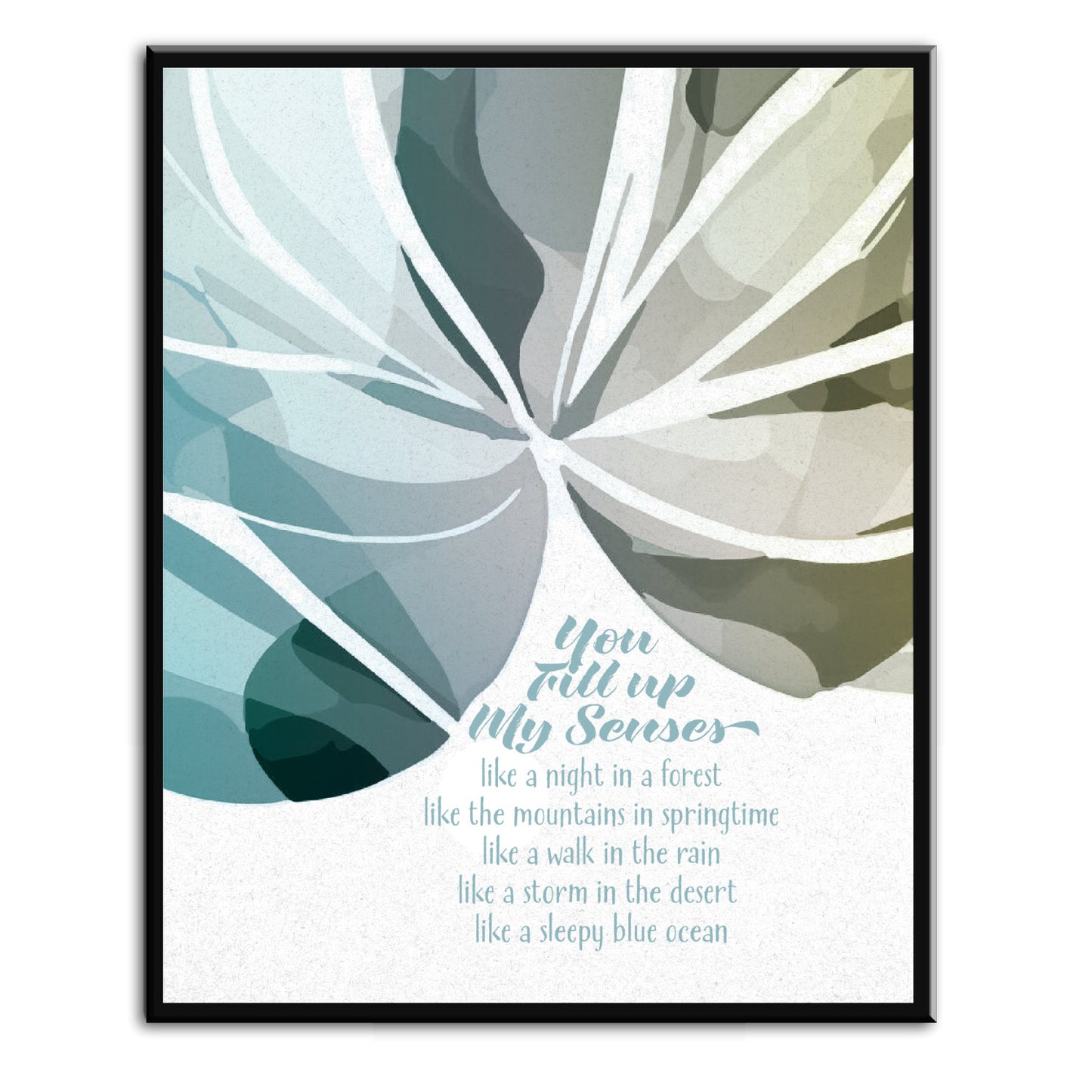 Annie's Song by John Denver - Love Song Wall Art Lyric Print