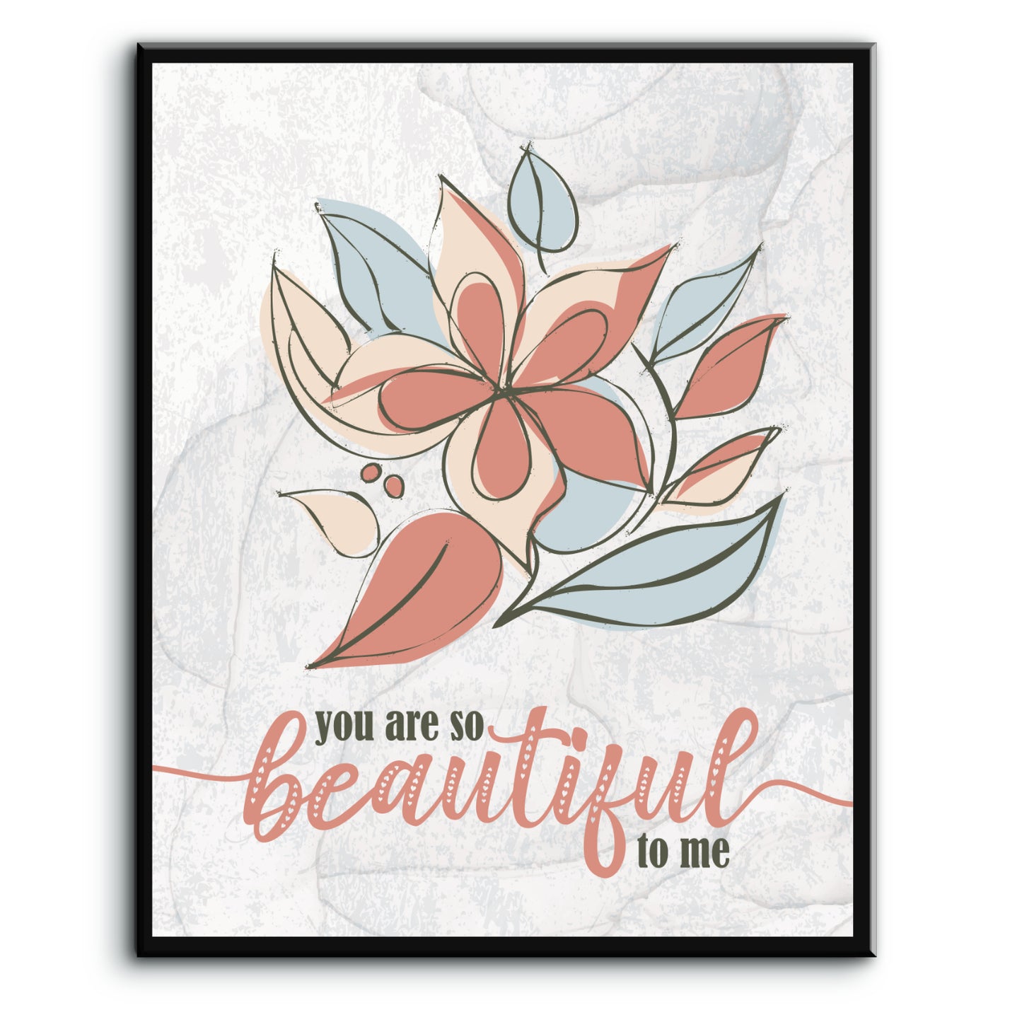 You are so Beautiful by Joe Cocker - Song Lyric Art Illustration