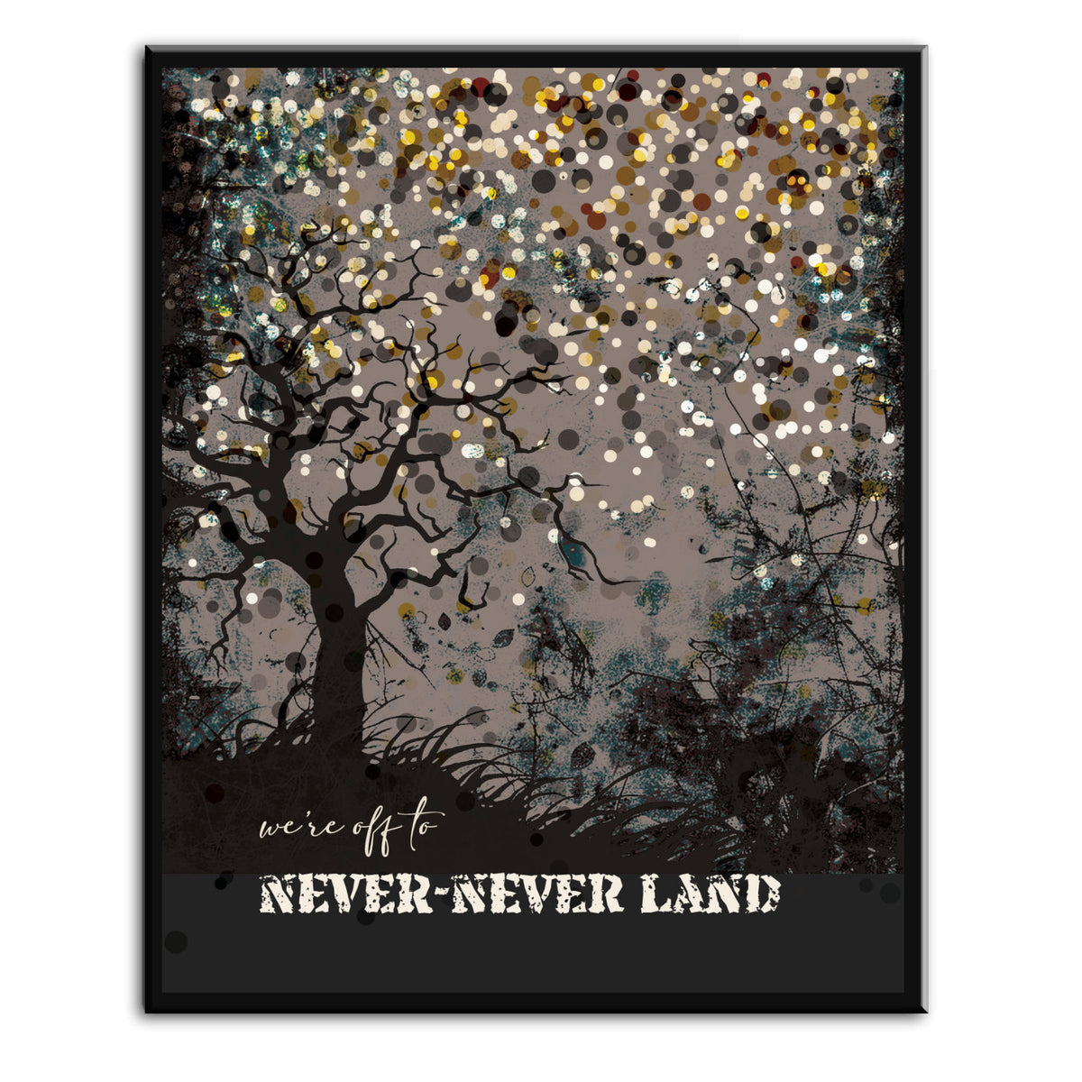 Enter Sandman by Metallica - Song Lyric Wall Visual Art Print