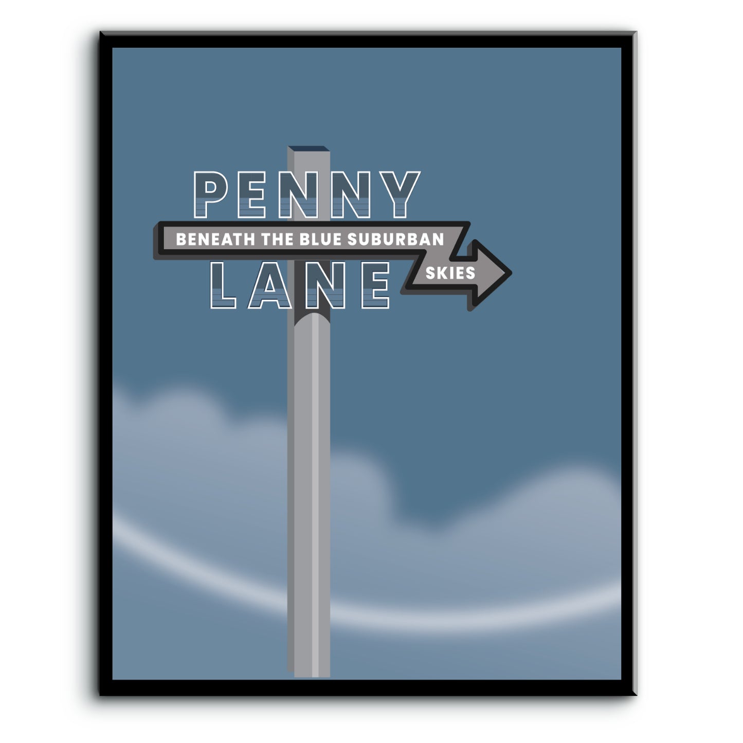 Penny Lane by Beatles - Song Lyric Inspired Art Print