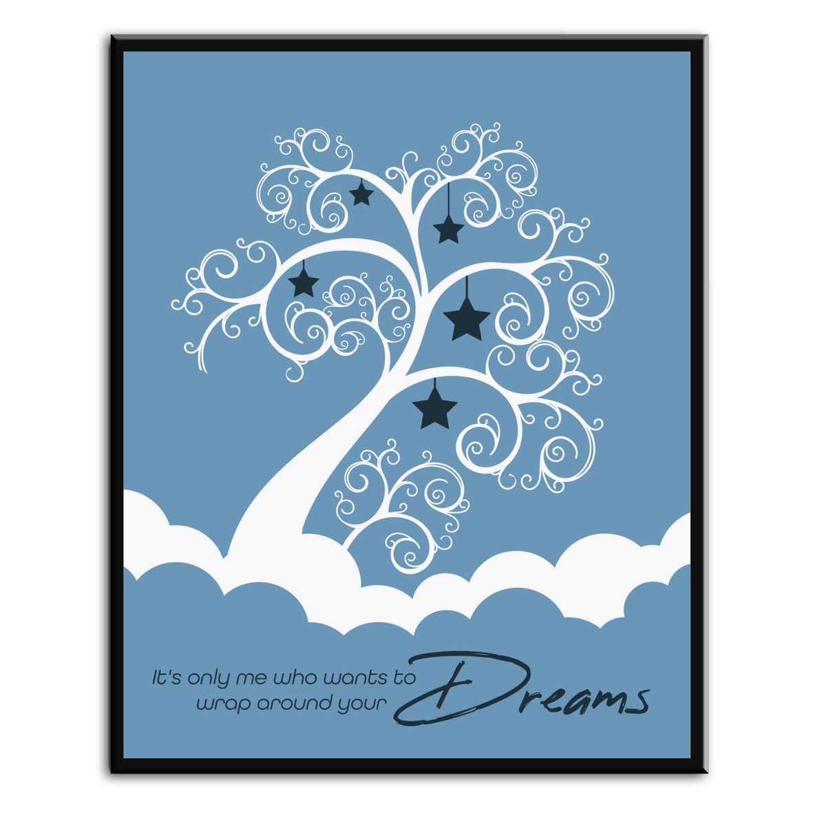 Dreams by Fleetwood Mac - Rock Music Song Lyric Art Print