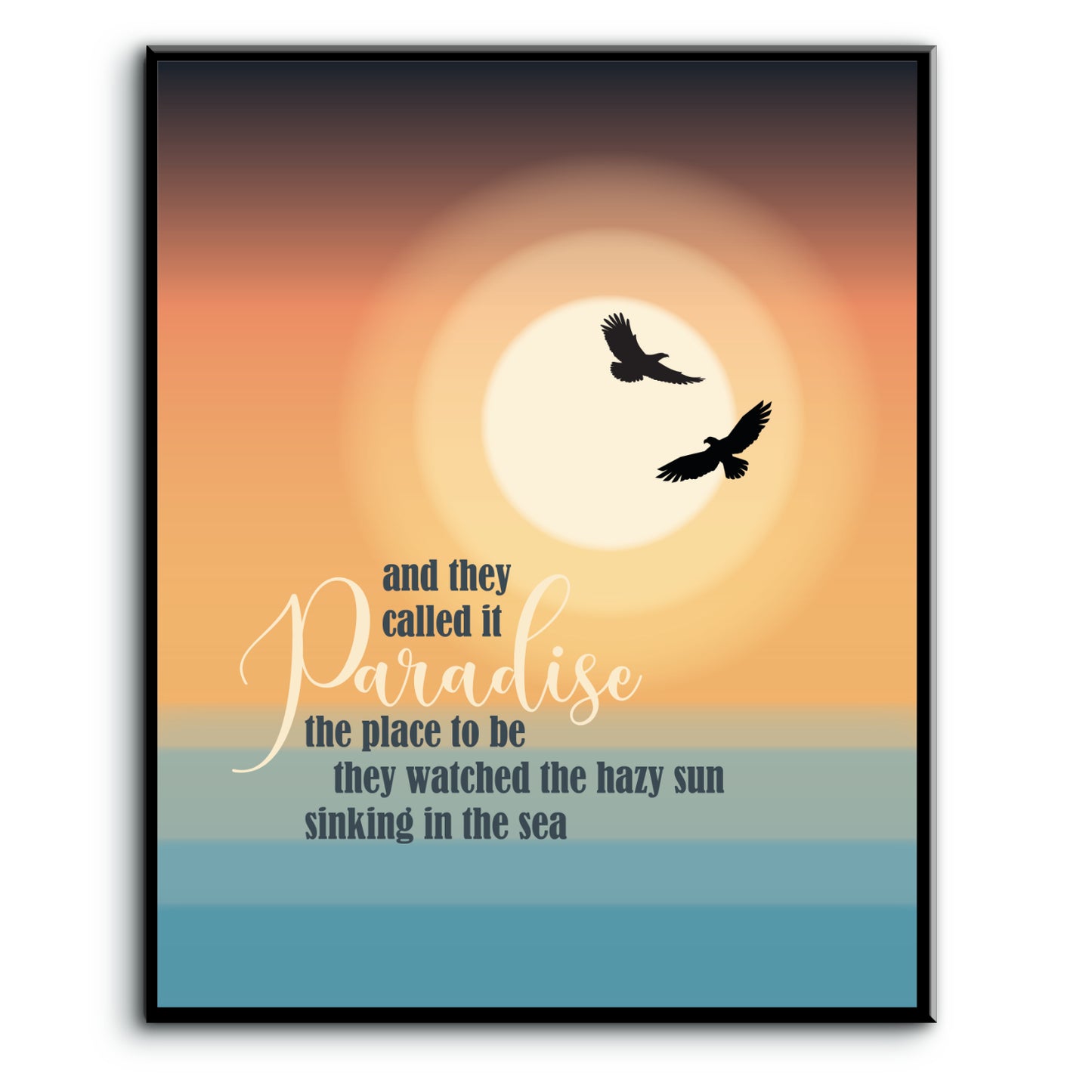The Last Resort by the Eagles - Song Lyric Inspired Art Wall Print Room Aesthetic for Music Gallery