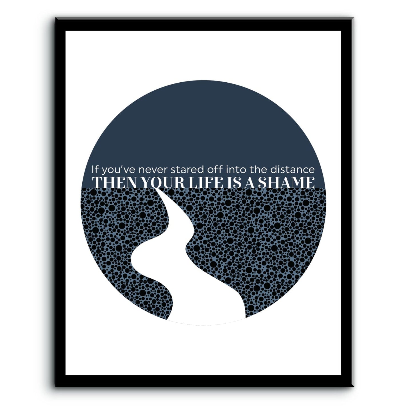 Mrs. Potters Lullaby by Counting Crows - Modern Song Lyric Song Lyrics Art Song Lyrics Art 8x10 Plaque Mount