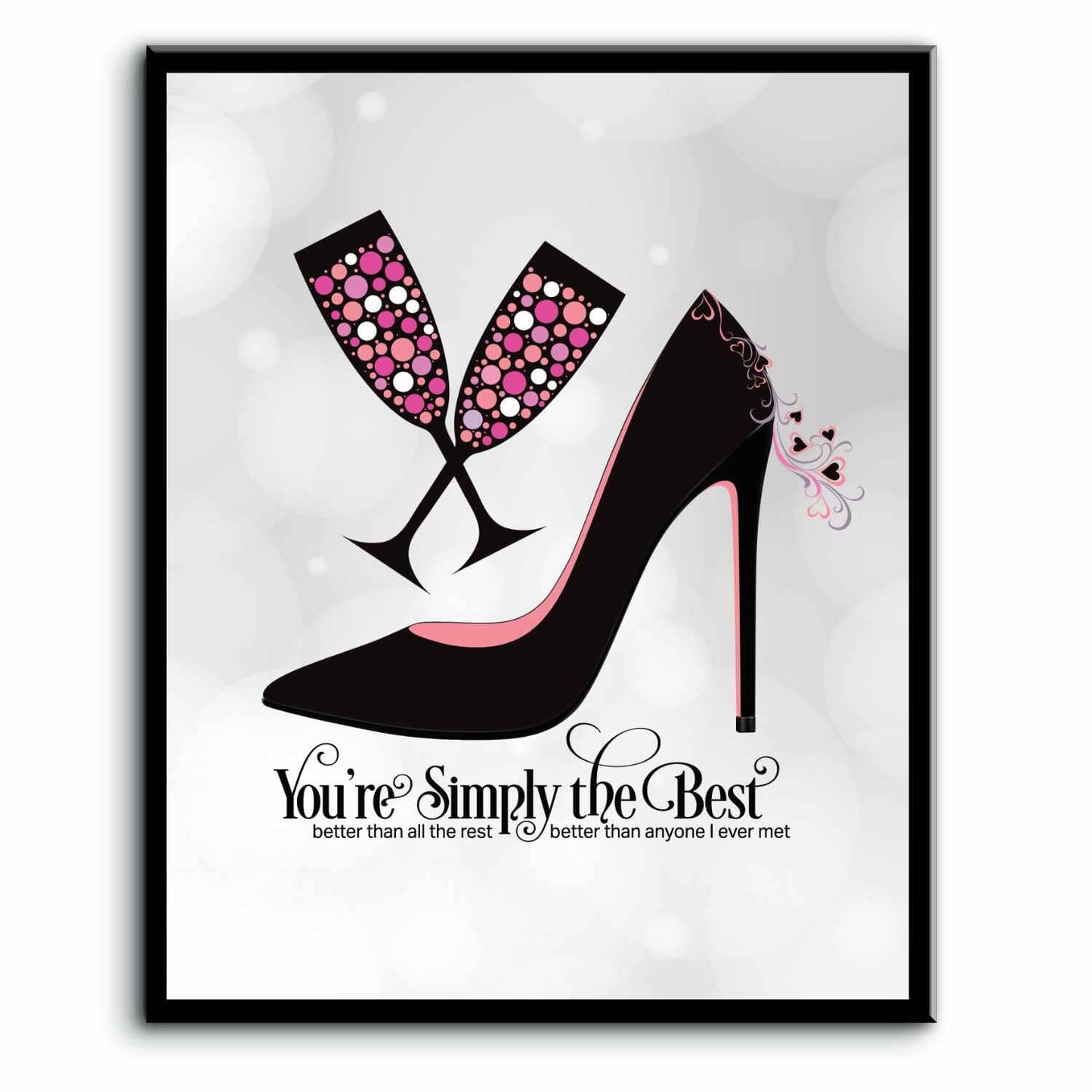 The Best by Tina Turner - 80s Song Lyric Wall Print Poster Song Lyrics Art Song Lyrics Art 8x10 Plaque Mount