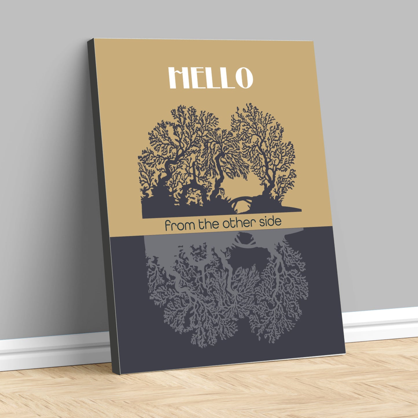 Hello by Adele - Song Lyrics Art Poster Wall Print Decor