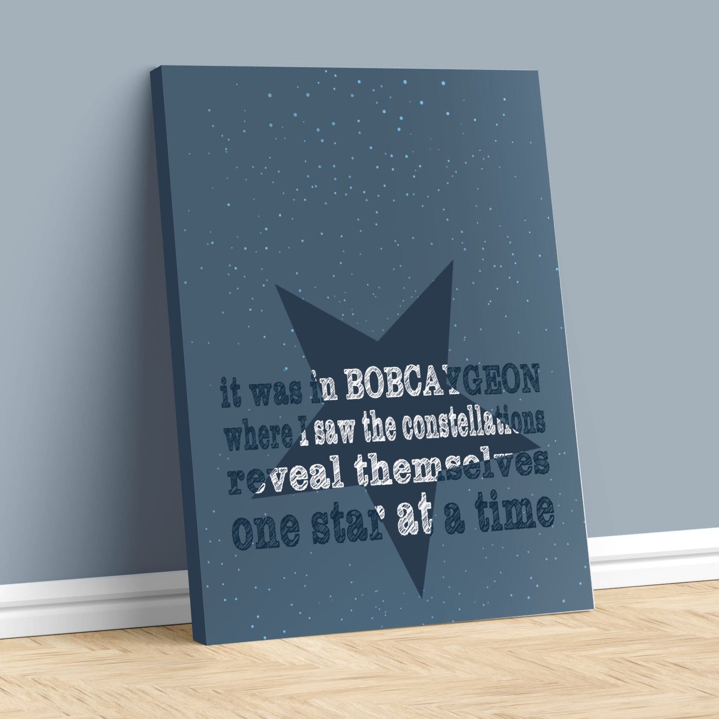 Bobcaygeon by Tragically Hip - Music Poster Song Lyric Art Song Lyrics Art Song Lyrics Art 11x14 Canvas Wrap