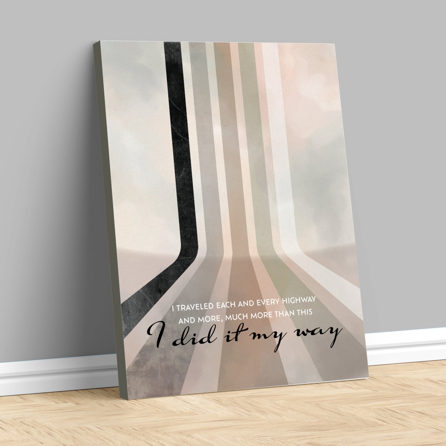 My Way by Frank Sinatra - Vintage Oldies Song Music Wall Art